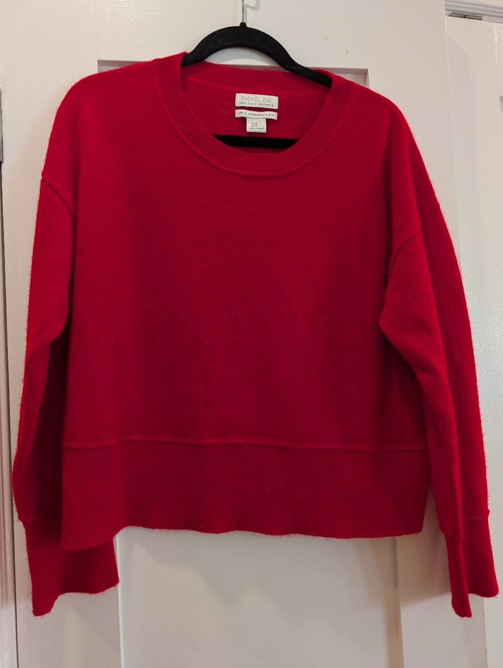 100% Cashmere Crew neck,XL
